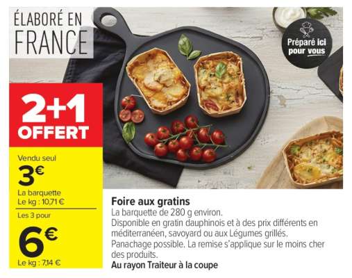 Foire aux gratins