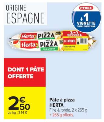 Pâte À Pizza Herta