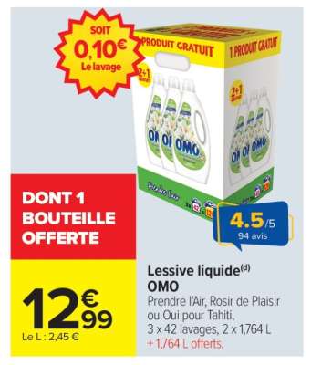 LESSIVE LIQUIDE “OMO”