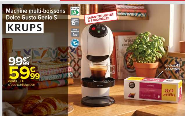 Machine multi-boissons Dolce Gusto Genio S