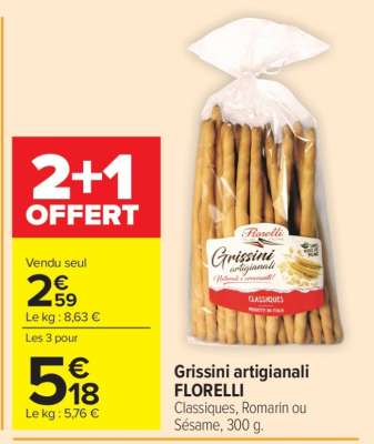 GRISSINI ARTIGIANALI "FLORELLI"