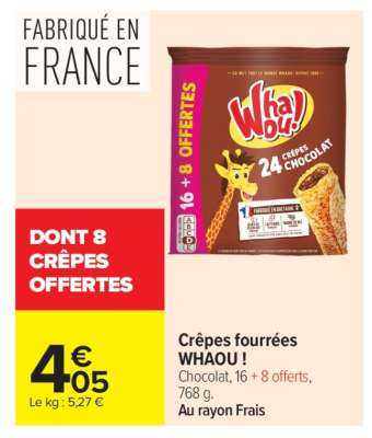 Crepes Fourrees Whaou