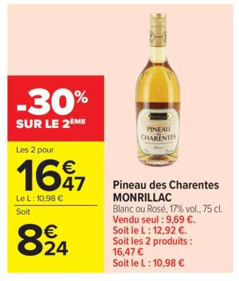 Pineau des Charentes Monrillac