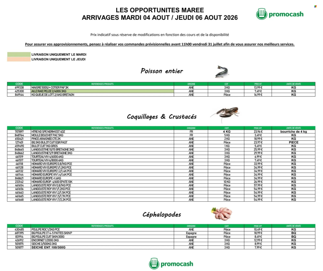 Catalogue Promocash - 04/08/2026 - 06/08/2026. Page 1