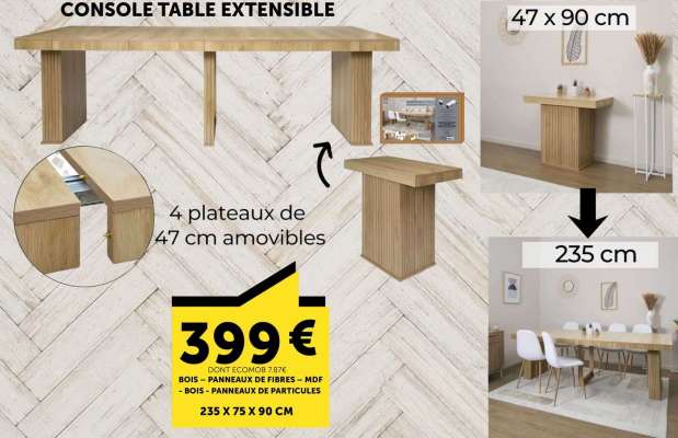 Console Table Extensible