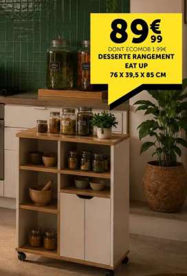 DESSERTE RANGEMENT EAT UP