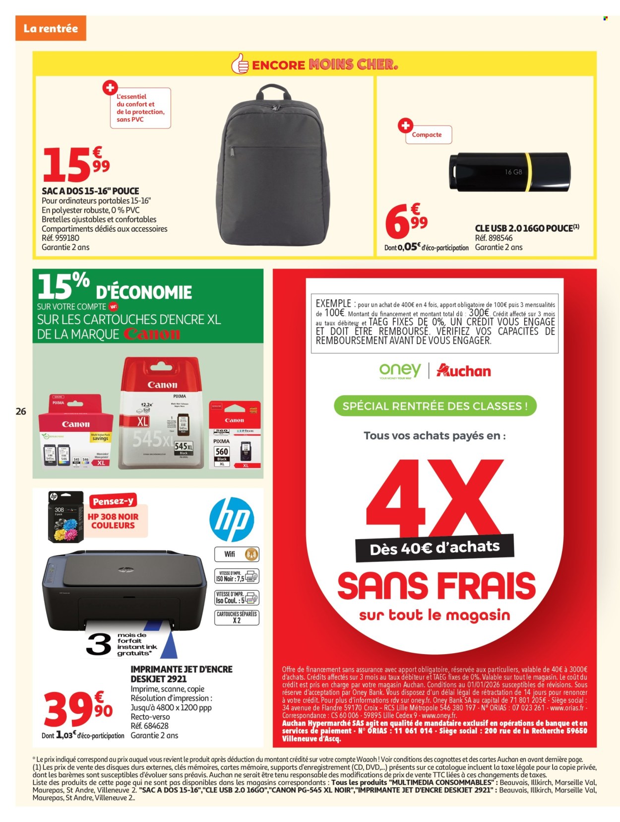 Catalogue Auchan - 04/08/2026 - 30/08/2026. Page 26