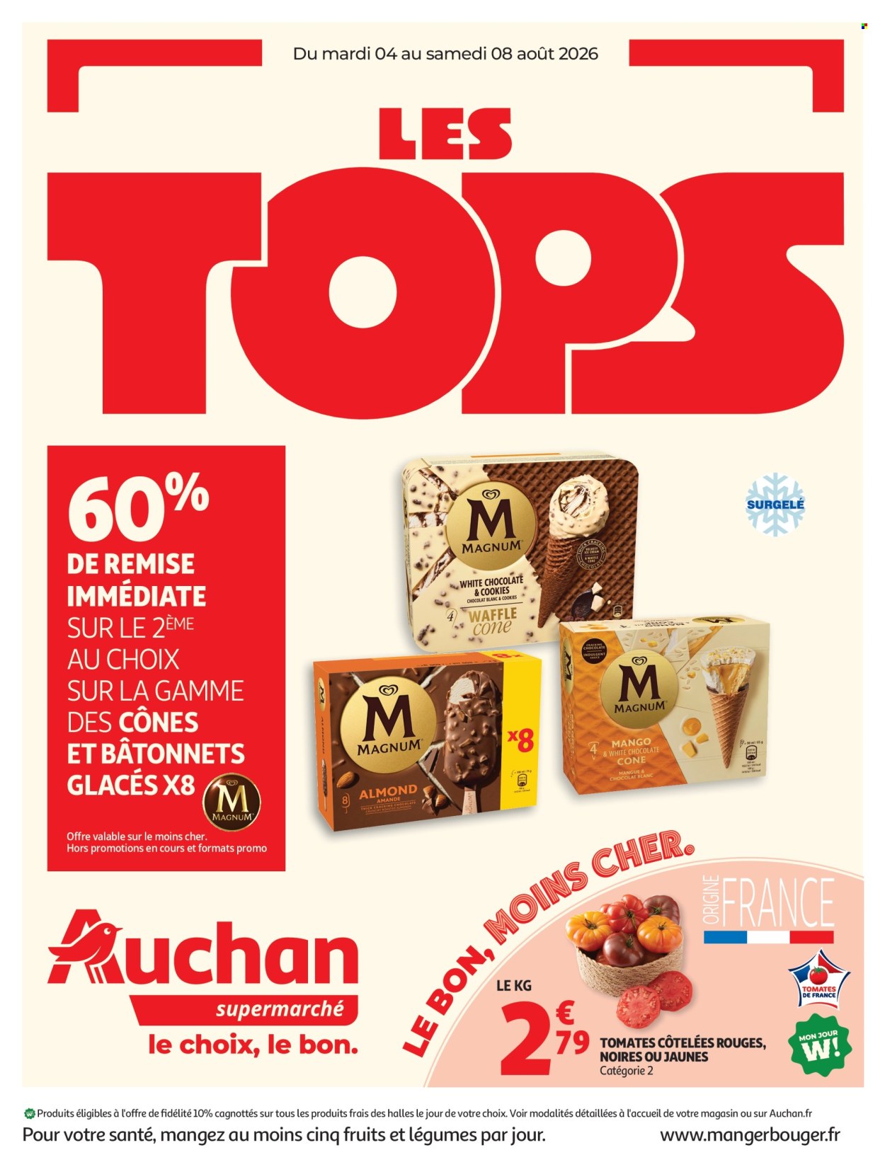 Catalogue Auchan - 04/08/2026 - 08/08/2026. Page 1
