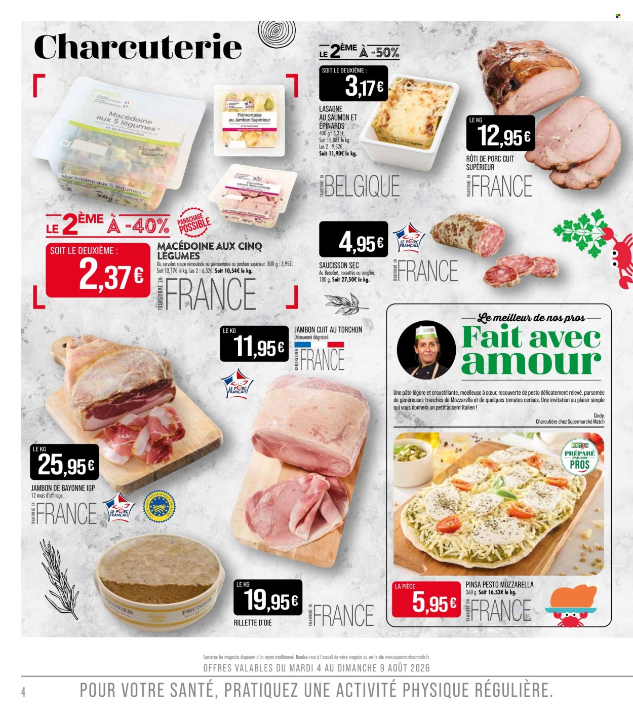Catalogue Supermarché Match - 04/08/2026 - 16/08/2026. Page 4