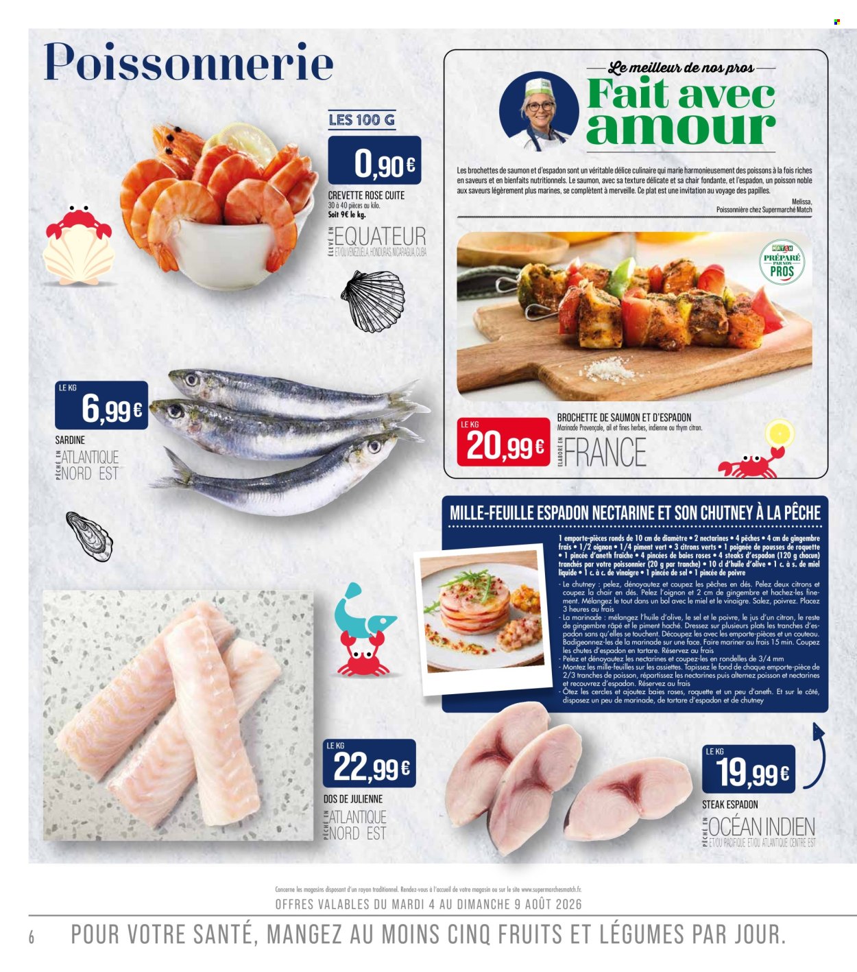 Catalogue Supermarché Match - 04/08/2026 - 16/08/2026. Page 6