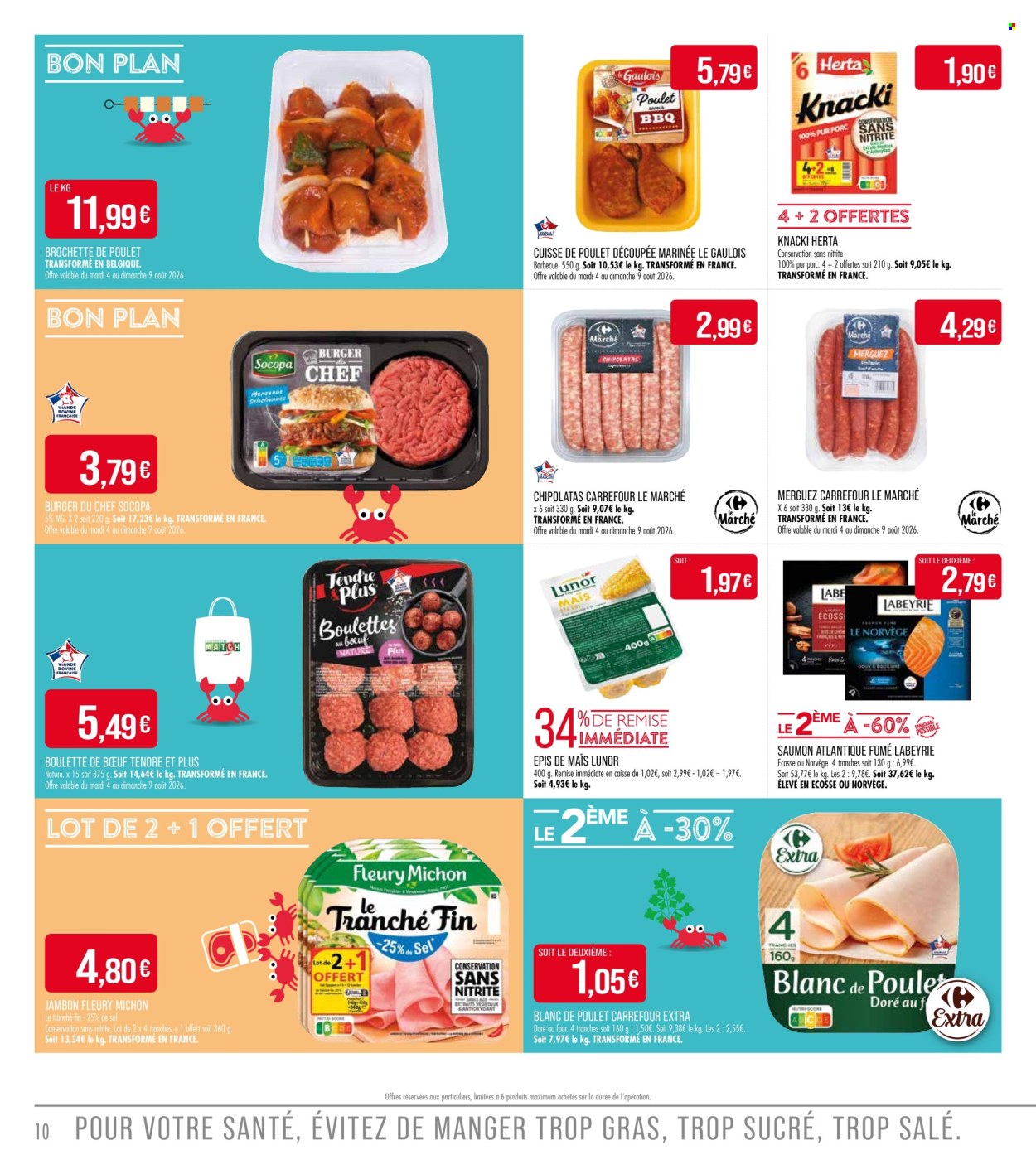 Catalogue Supermarché Match - 04/08/2026 - 16/08/2026. Page 10