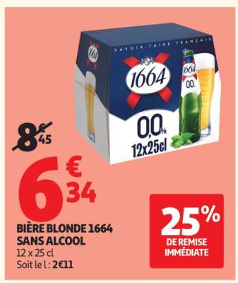 Bière Blonde 1664 Sans Alcool