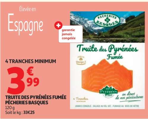 Truite Des Pyrénées Fumée Pêcheries Basques
