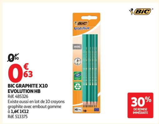 BIC GRAPHITE X10 EVOLUTION HB