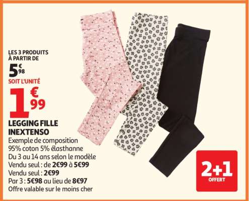 Legging Fille Inextenso