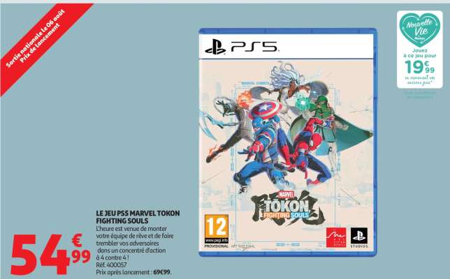 LE JEU PS5 MARVEL TOKON FIGHTING SOULS