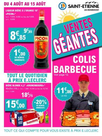 Catalogue E.Leclerc - 04/08/2026 - 15/08/2026.