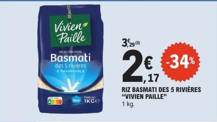 Riz Basmati des 5 rivières 'Vivien Paille'