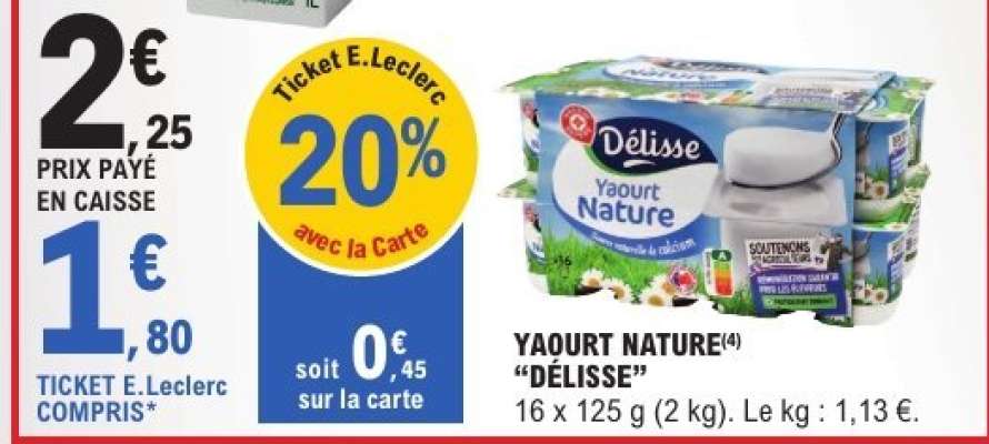 Yaourt Nature "Délisse"