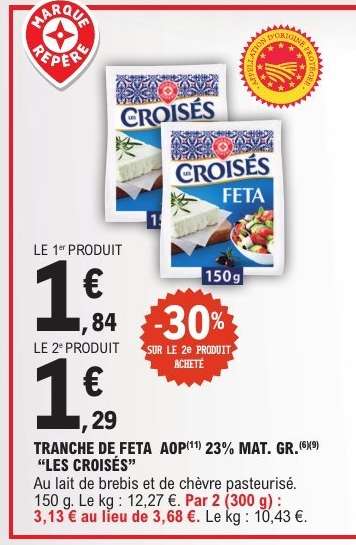 TRANCHE DE FETA AOP "LES CROISÉS"