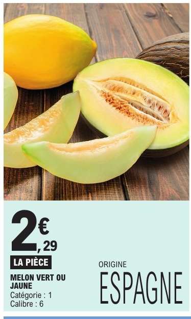 Melon Vert Ou Jaune