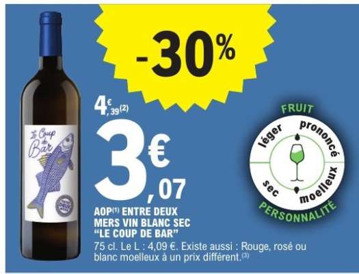 AOP Entre Deux Mers Vin Blanc Sec 'Le Coup de Bar'