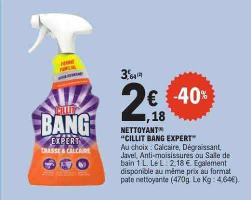 NETTOYANT "CILLIT BANG EXPERT"