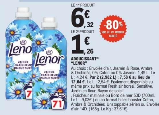 ADOUCISSANT "LENOR"