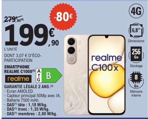 SMARTPHONE REALME C100X