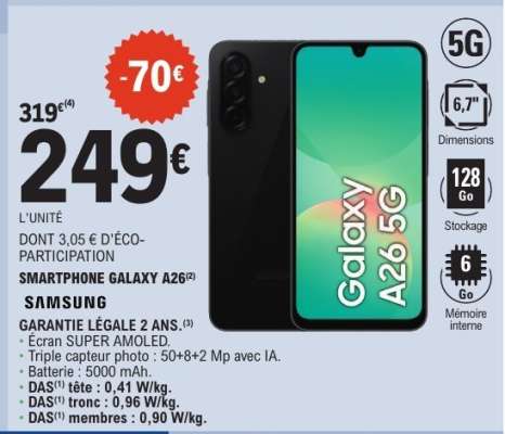 SMARTPHONE GALAXY A26