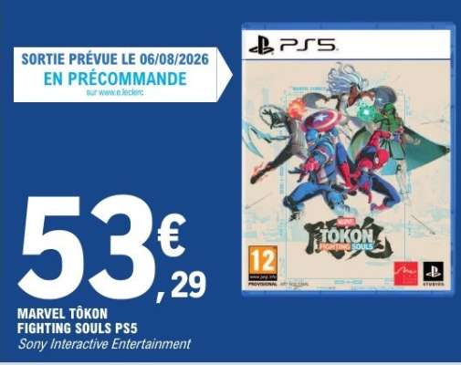 MARVEL TÔKON FIGHTING SOULS PS5
