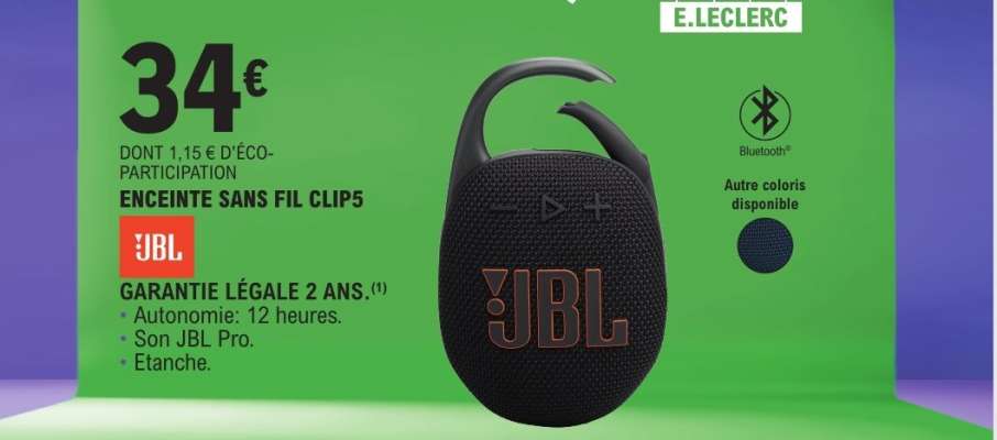 ENCEINTE SANS FIL CLIP5