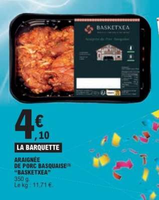 ARAIGNÉE DE PORC BASQUAISE “BASKETXEA”