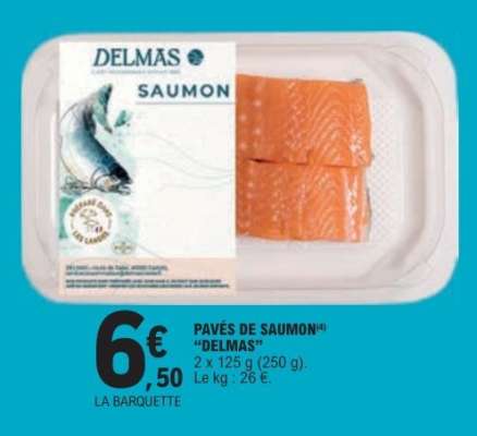 PAVÉS DE SAUMON "DELMAS"