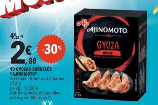 10 Gyozas Surgelés 'Ajinomoto'
