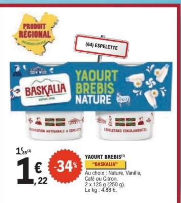 Yaourt Brebis 'Baskalia'