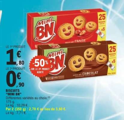 BISCUITS 'MINI BN'