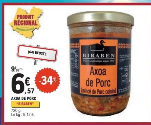Axoa de Porc "BIRABEN"