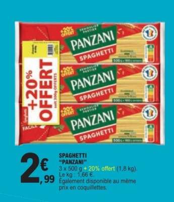 SPAGHETTI “PANZANI”