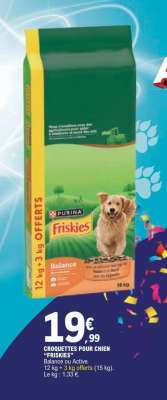 CROQUETTES POUR CHIEN FRISKIES