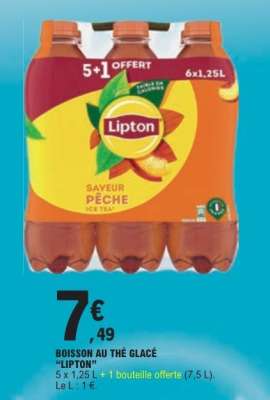 Boisson au thé glacé LIPTON