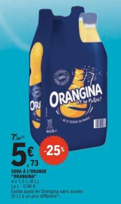 Soda à l'orange 'Orangina'