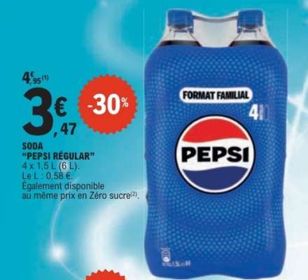 Soda "Pepsi Régular"