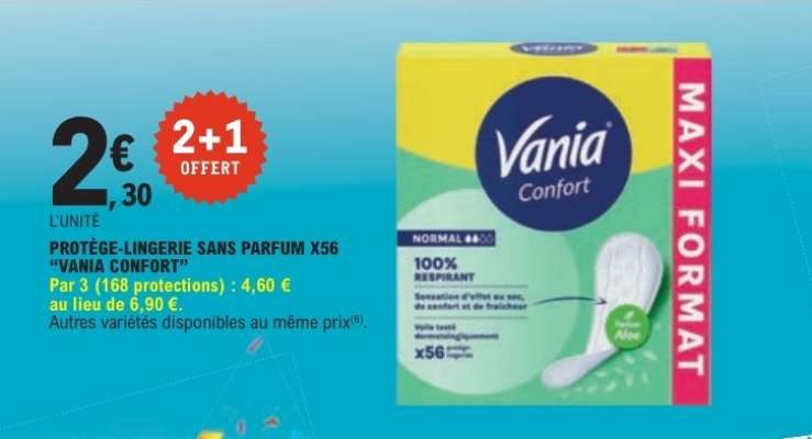 Vania Confort Protège-Lingerie Sans Parfum X56