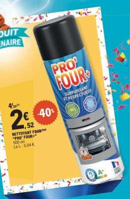 NETTOYANT FOUR "PRO'FOUR+"