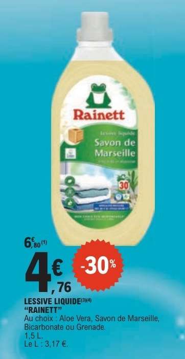 Lessive liquide Rainett