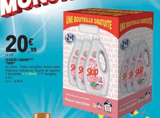 LESSIVE LIQUIDE "SKIP"