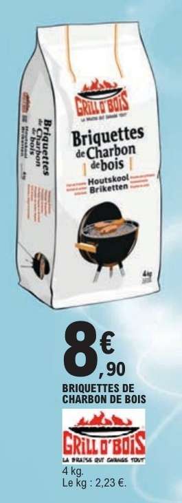 BRIQUETTES DE CHARBON DE BOIS