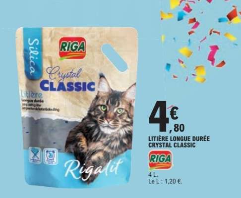 LITIÈRE LONGUE DURÉE CRYSTAL CLASSIC