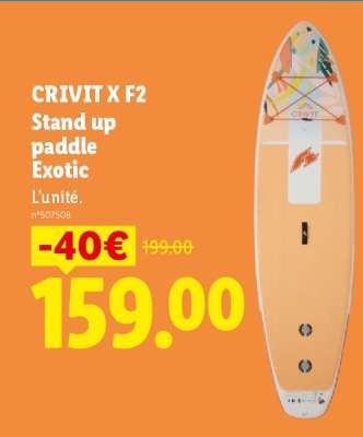 CRIVIT X F2 Stand up paddle Exotic